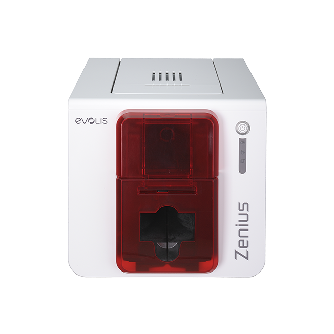 Impresora Zenius expert,USB & Ethernet, red, EVOLIS