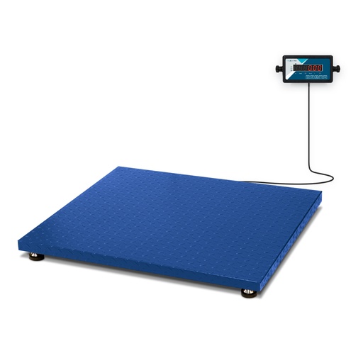 [B1,5TSC] Bascula de 1,5 toneladas, salto de 100 gramos, con plataforma de 1,20 mts x 1,20 mts y visor de pesaje