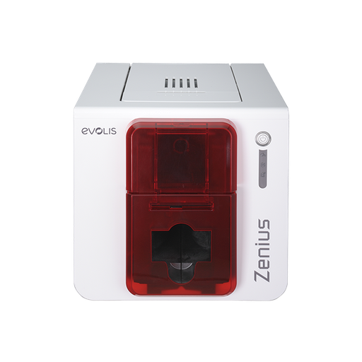 Impresora Zenius expert,USB & Ethernet, red, EVOLIS