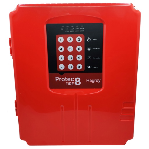 [AW-CFP2166-8C] Panel control de alarma 8 zonas